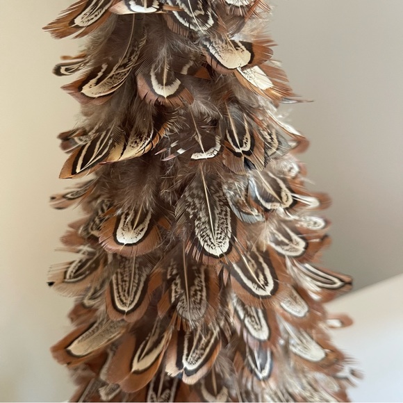 Vintage Handmade Pheasant Feather Tree - Picture 9 of 10